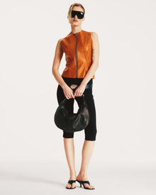 Womens | Marley Leather Heel | Black