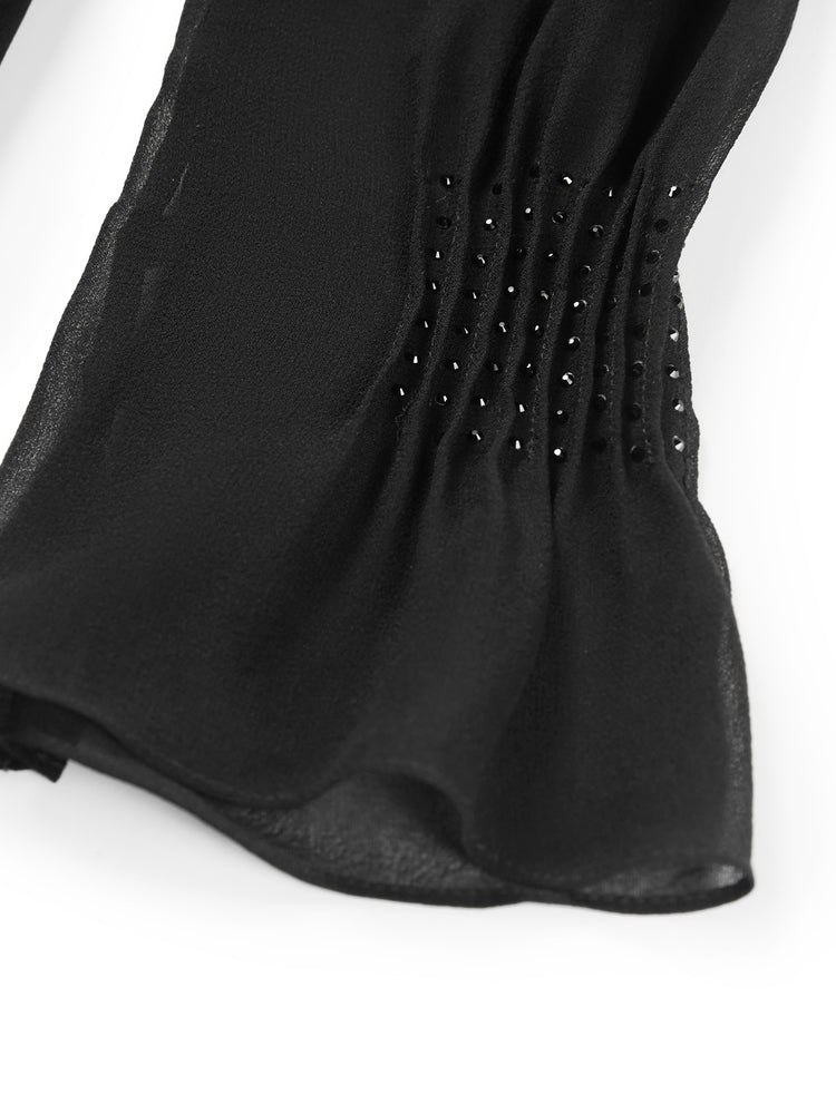 Triacetate Dress | Black