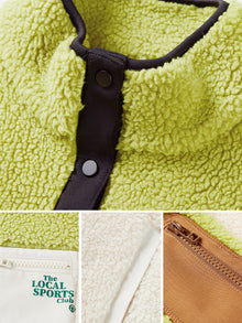 Velour Casual Jacket | Green