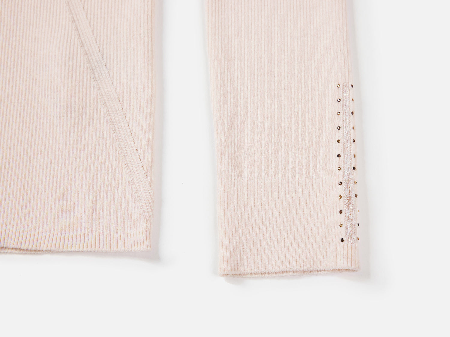 Long-Sleeve Knit Top | White