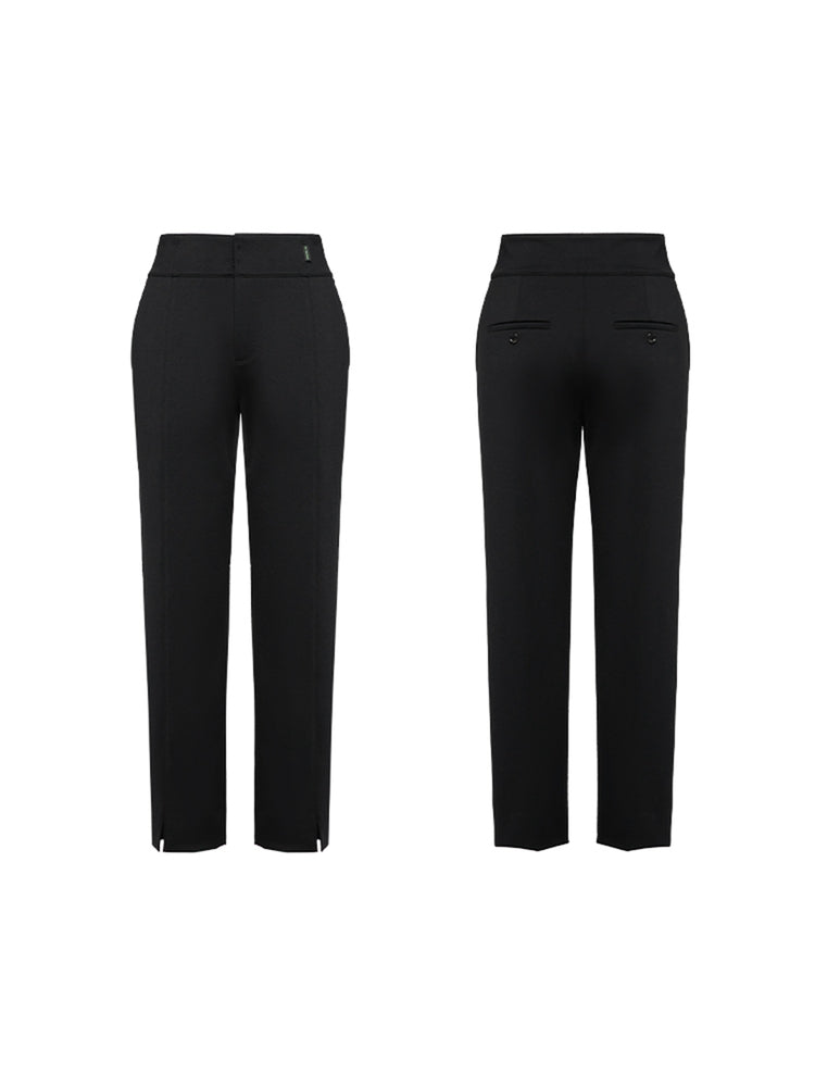 Elastic Casual Pants | Black