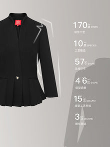 Triacetate Blazer | Black