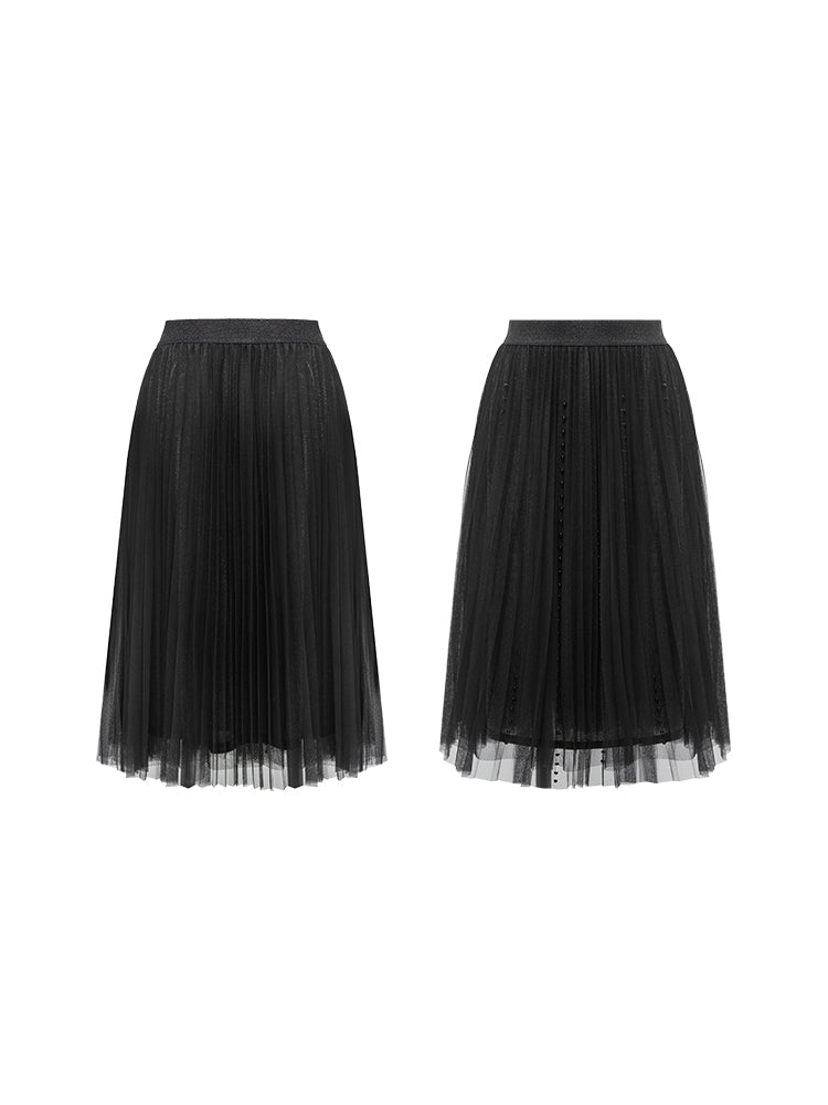 Mesh Skirt | Black