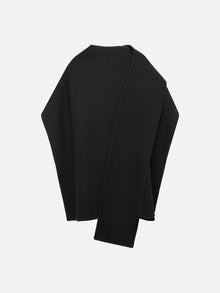 Double-Faced Wool Coat | Black