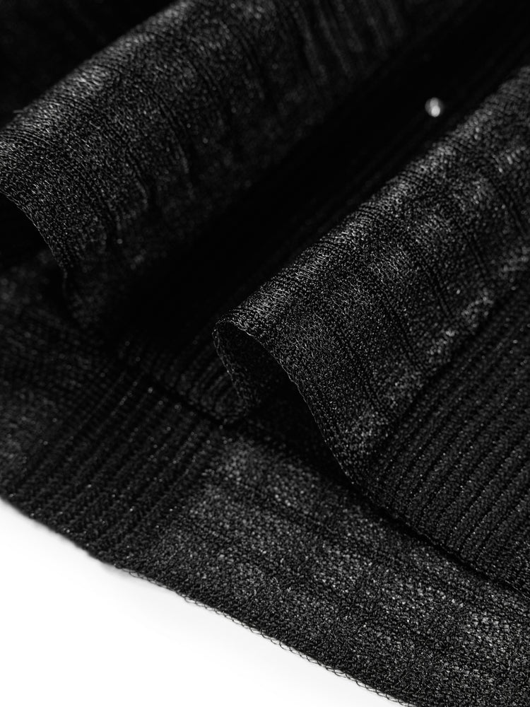 Starry Night Knit Dress | Black