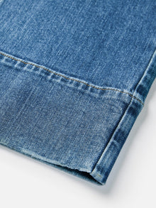 Straight-Leg Wide-Leg Jeans | Blue
