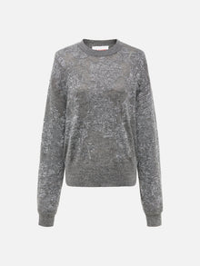 Round Neck Sweater | Grey