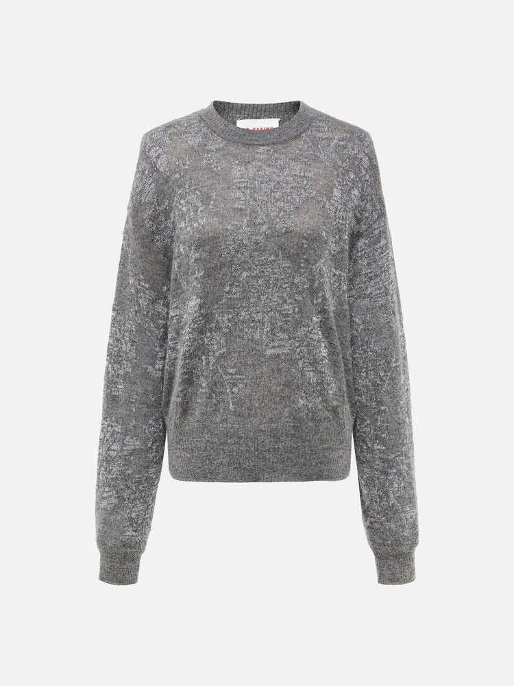 Round Neck Sweater | Grey