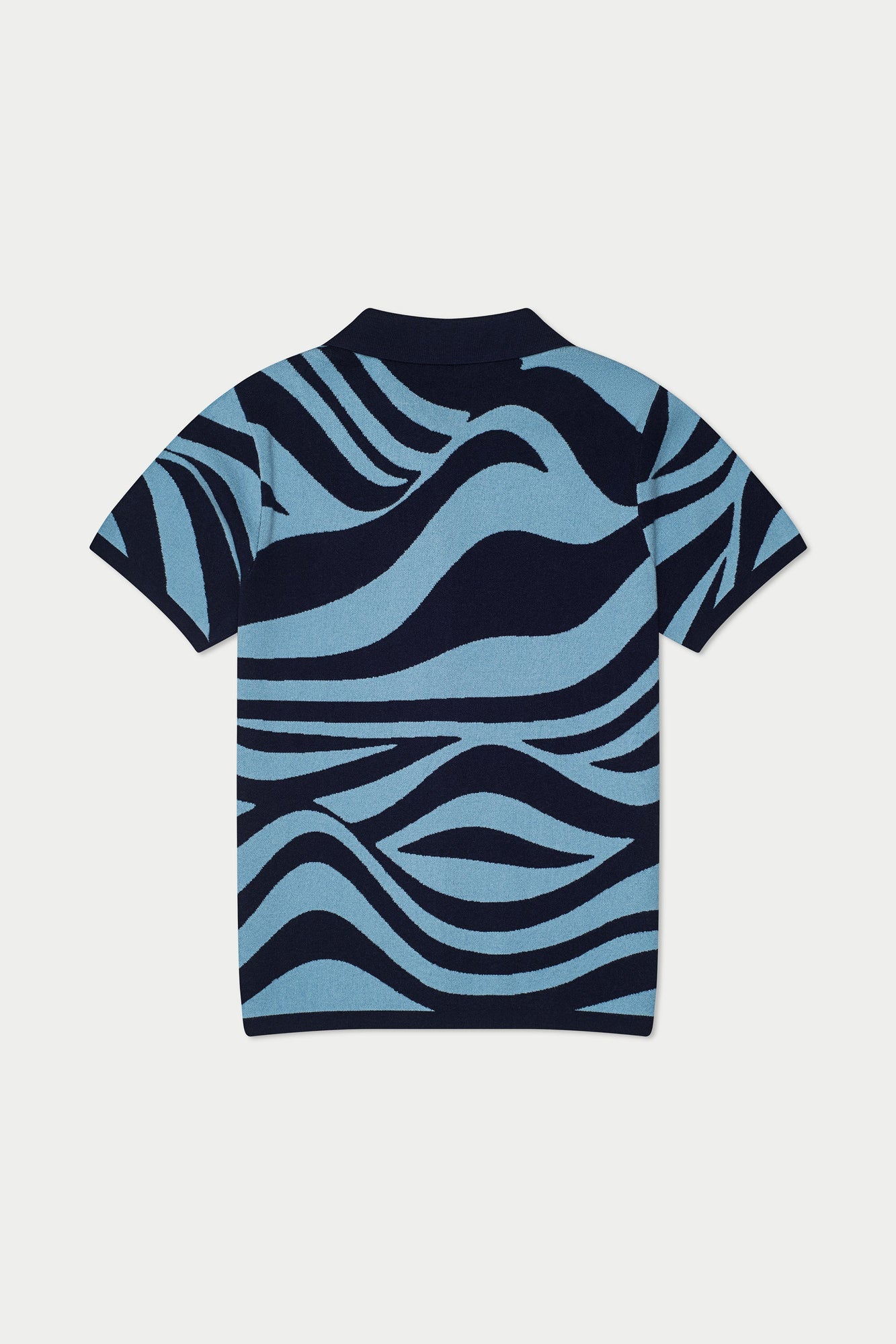 Wave Knit Shirt | Blue