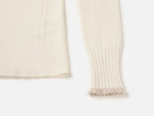Turtleneck Cashmere Sweater | White
