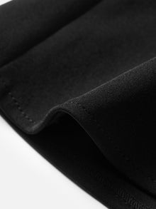 Triacetic Fishtail Midi Skirt | Black
