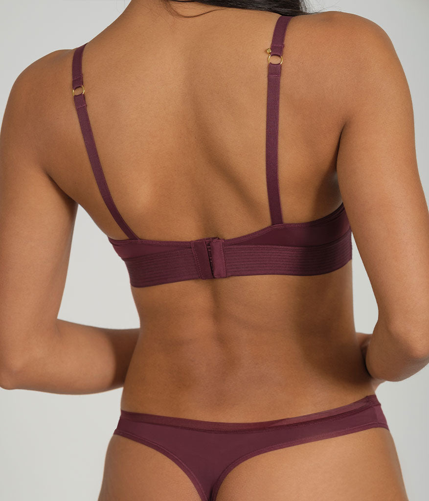 The Spacer Bra | Plum