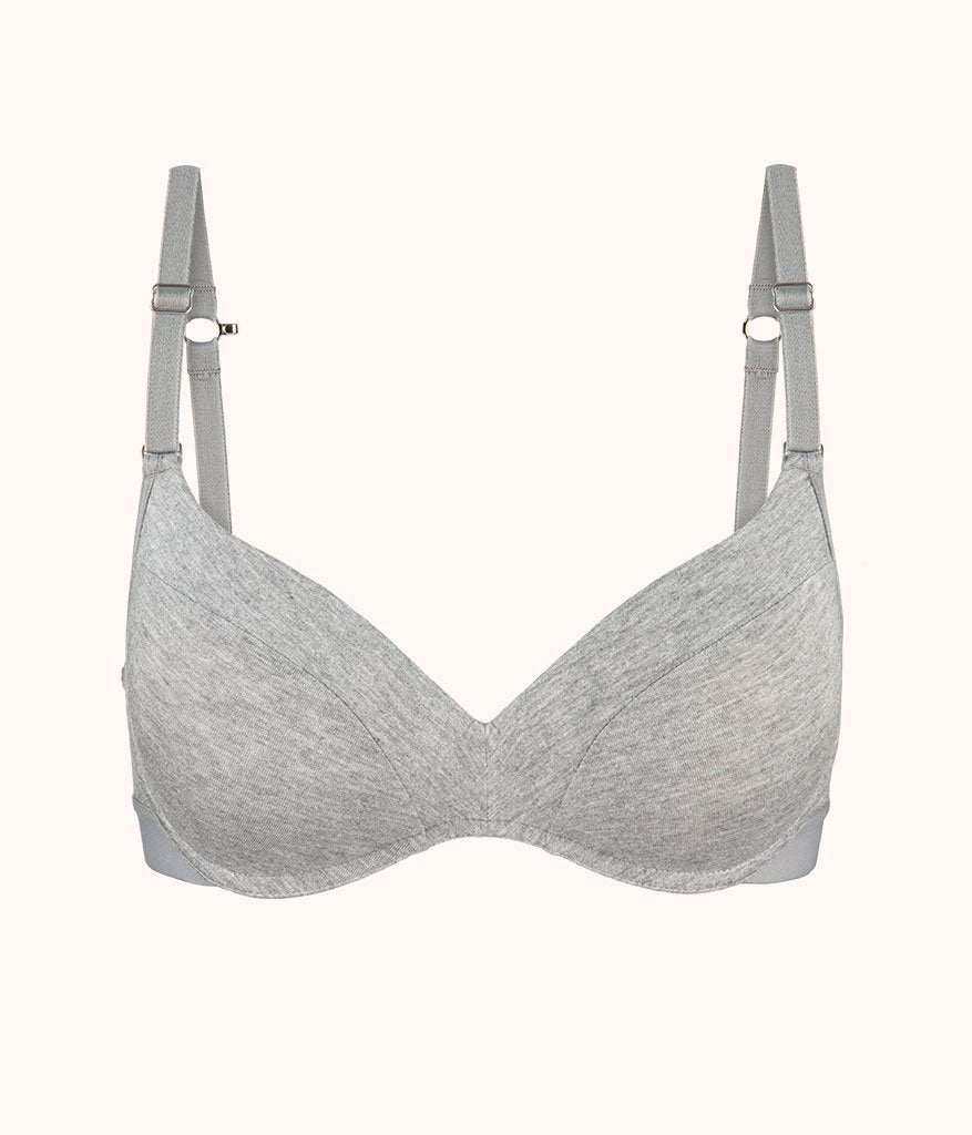 The All-Day No-Wire Push-Up | Heather Gray