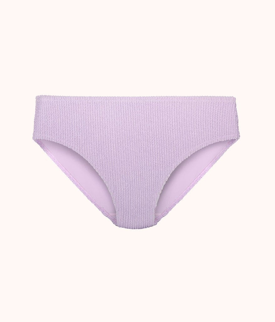 The Swim Ruched High Waist Bikini Bottom | Lilac