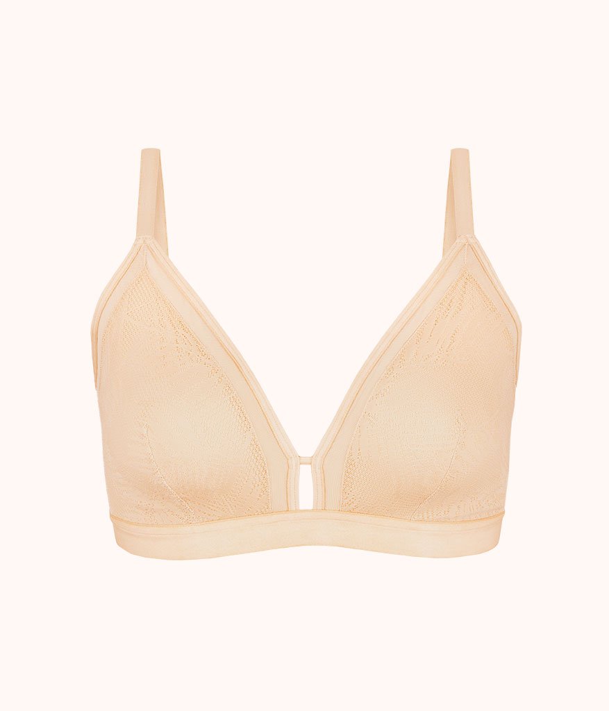 The Smooth Lace Busty Bralette | Toasted Almond