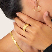 Womens | Aurelia Bold Ring | 18K Solid Yellow Gold