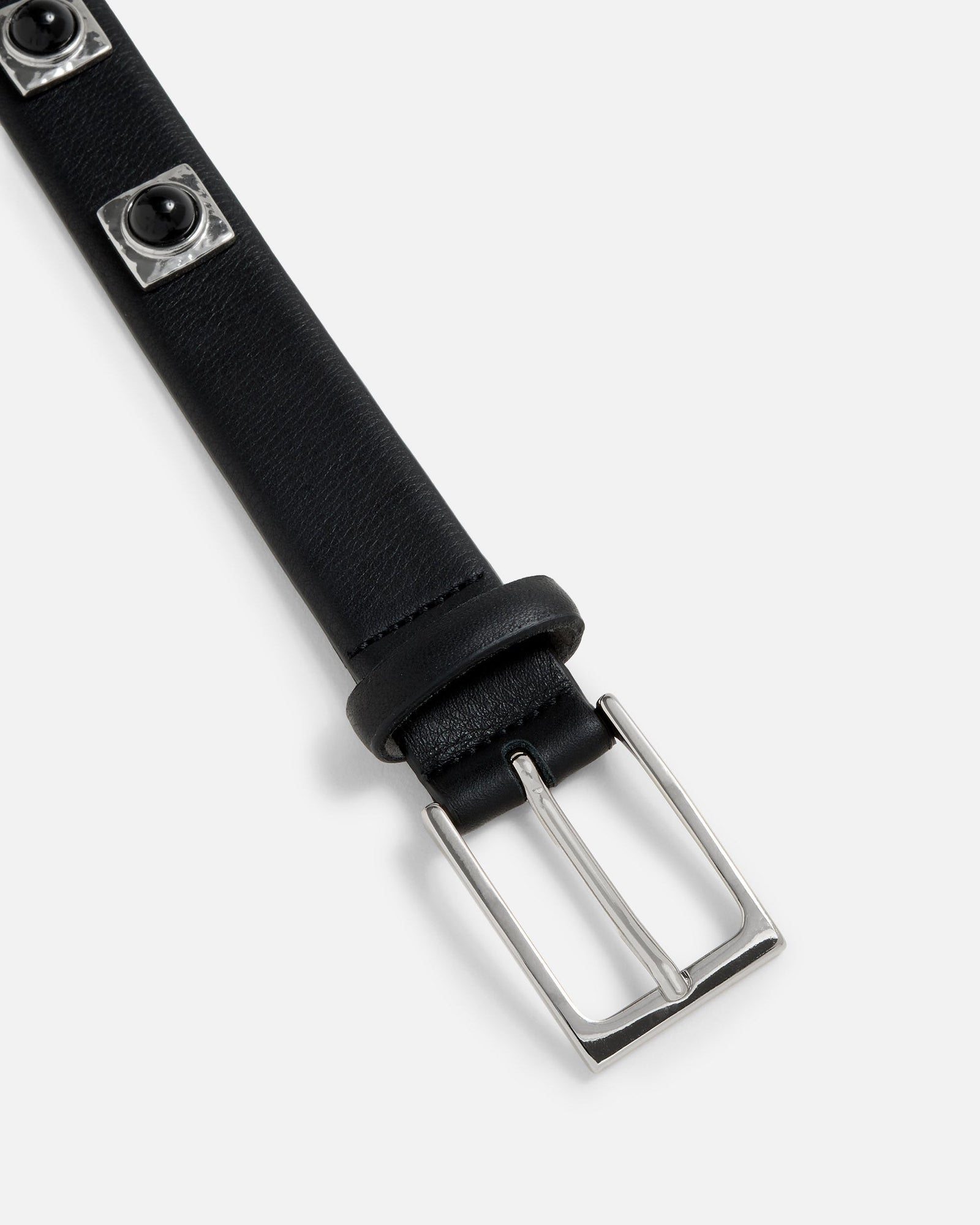 No. 2 Belt | Black-Silver