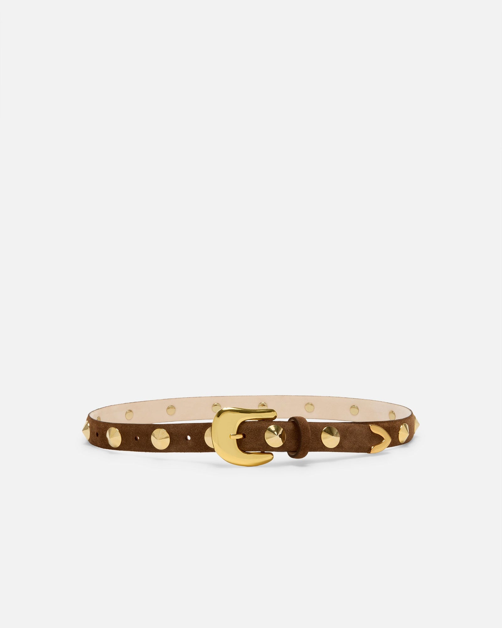 No. 8 Belt | Chocolate-Gold