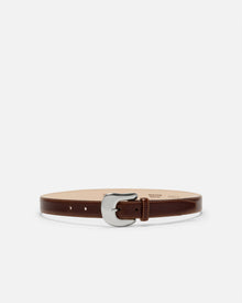 No. 8 Belt | Tobacco-Silver