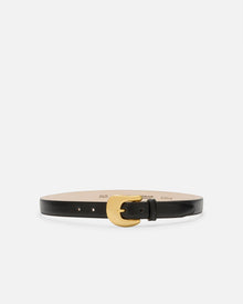 No. 8 Belt | Black-Gold