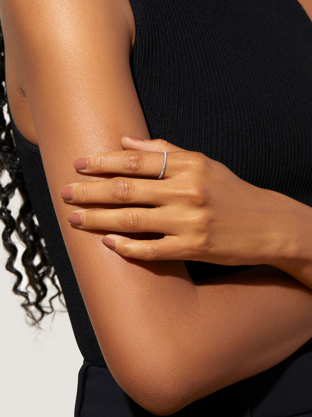 Celine Eternity Ring | Sterling Silver | Cubic Zirconia