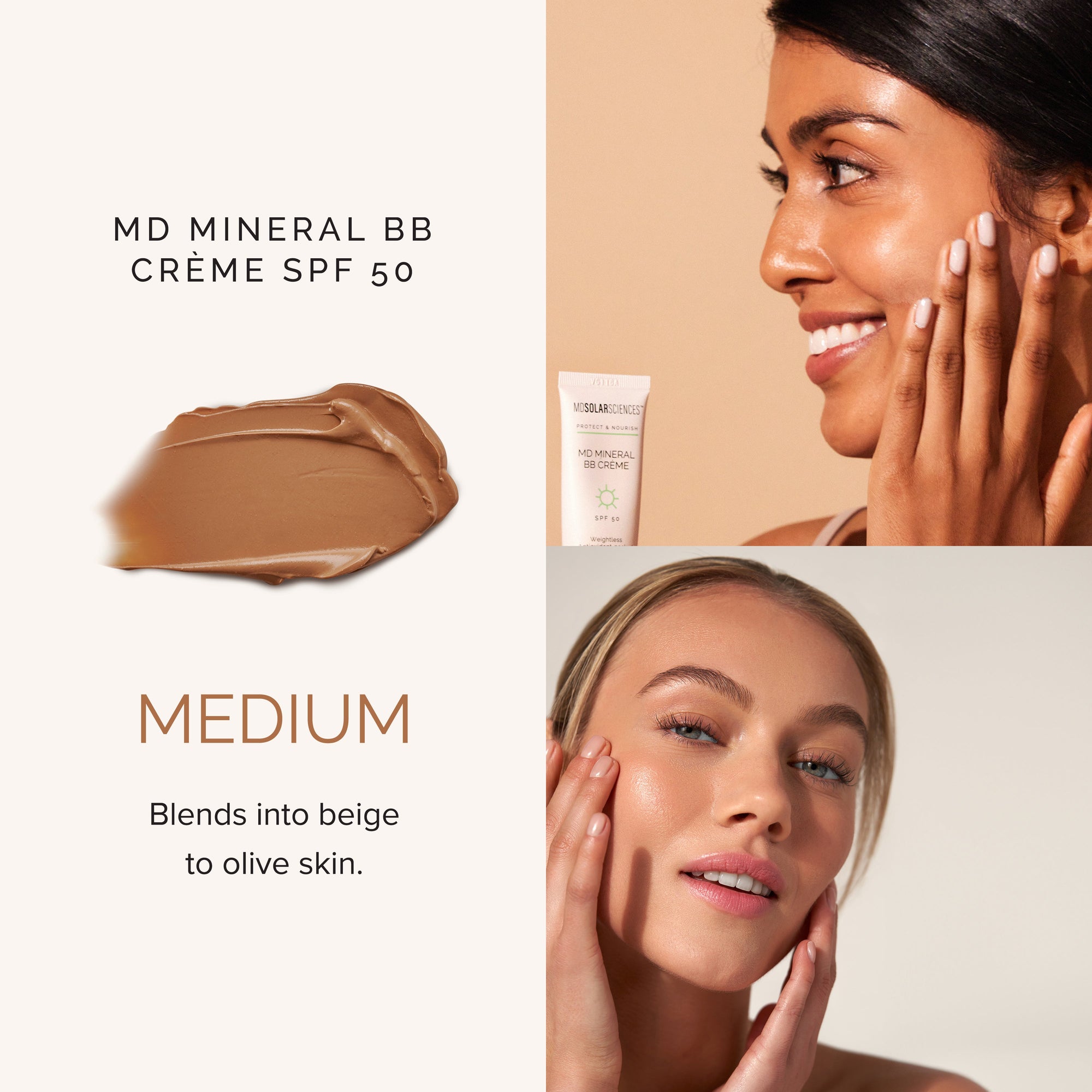 MD Mineral BB Crème SPF 50 MEDIUM