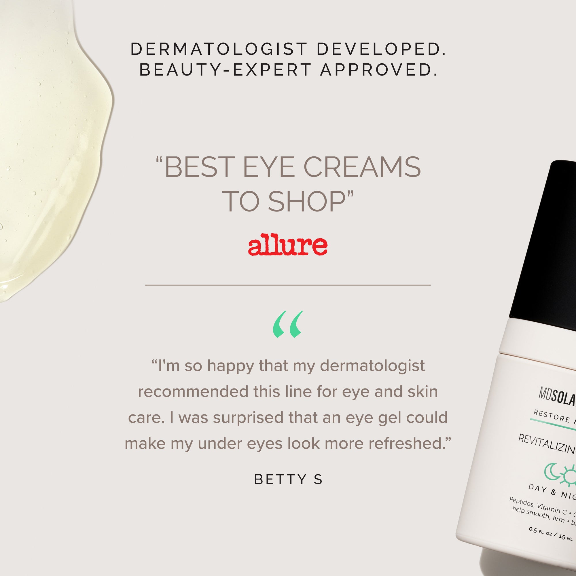 MDSolarSciences revitalizing eye gel bottle 