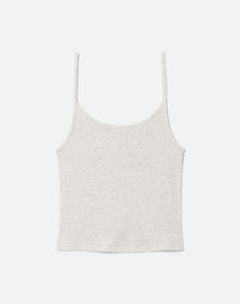 Womens | Hanes Pointelle Jolie Tank | Heather Grey