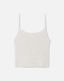 Womens | Hanes Pointelle Jolie Tank | Heather Grey