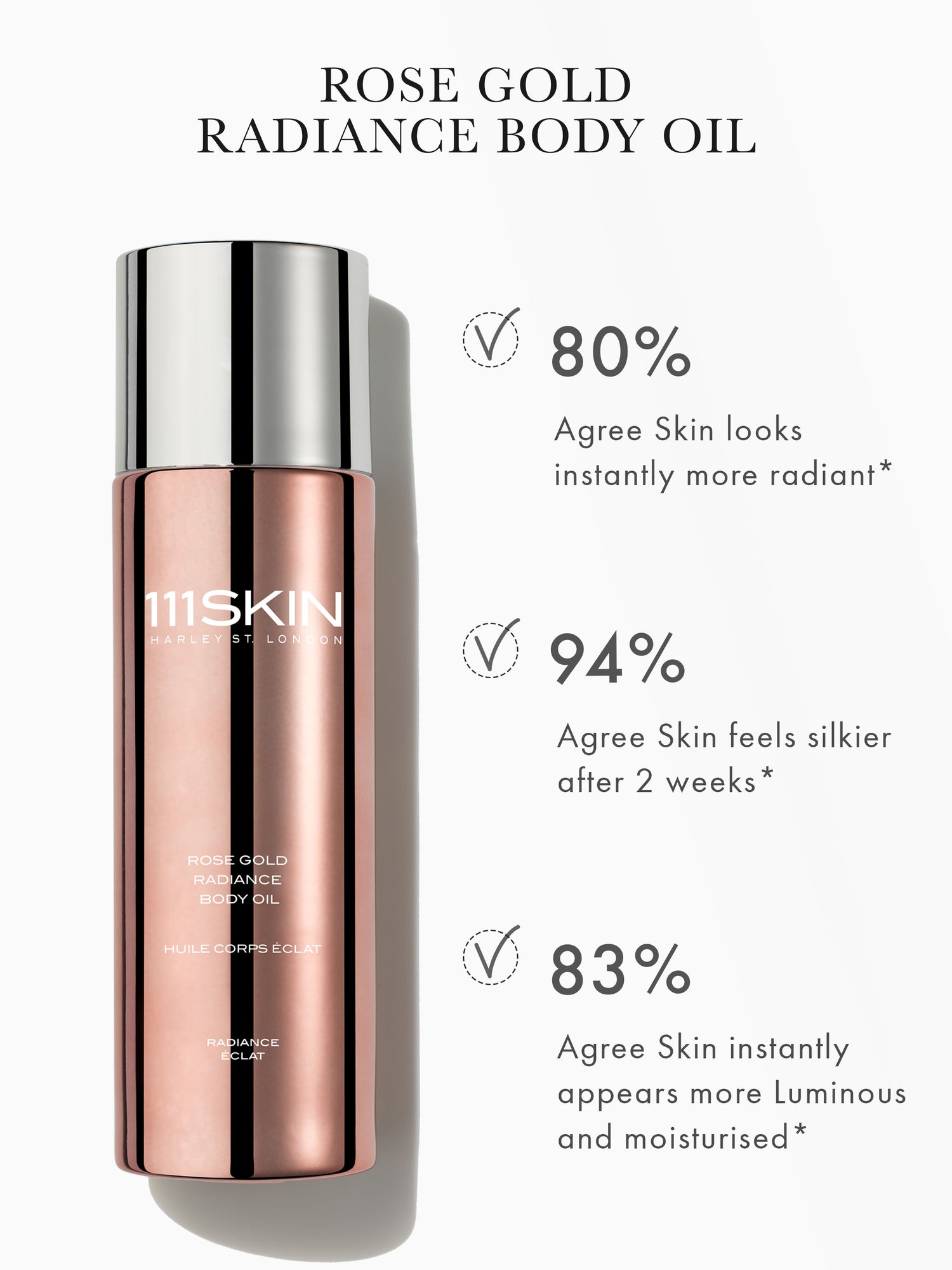 Rose Gold Radiance Body oil | 100 ml