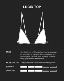 Lucid Bikini Top | Sol Yellow