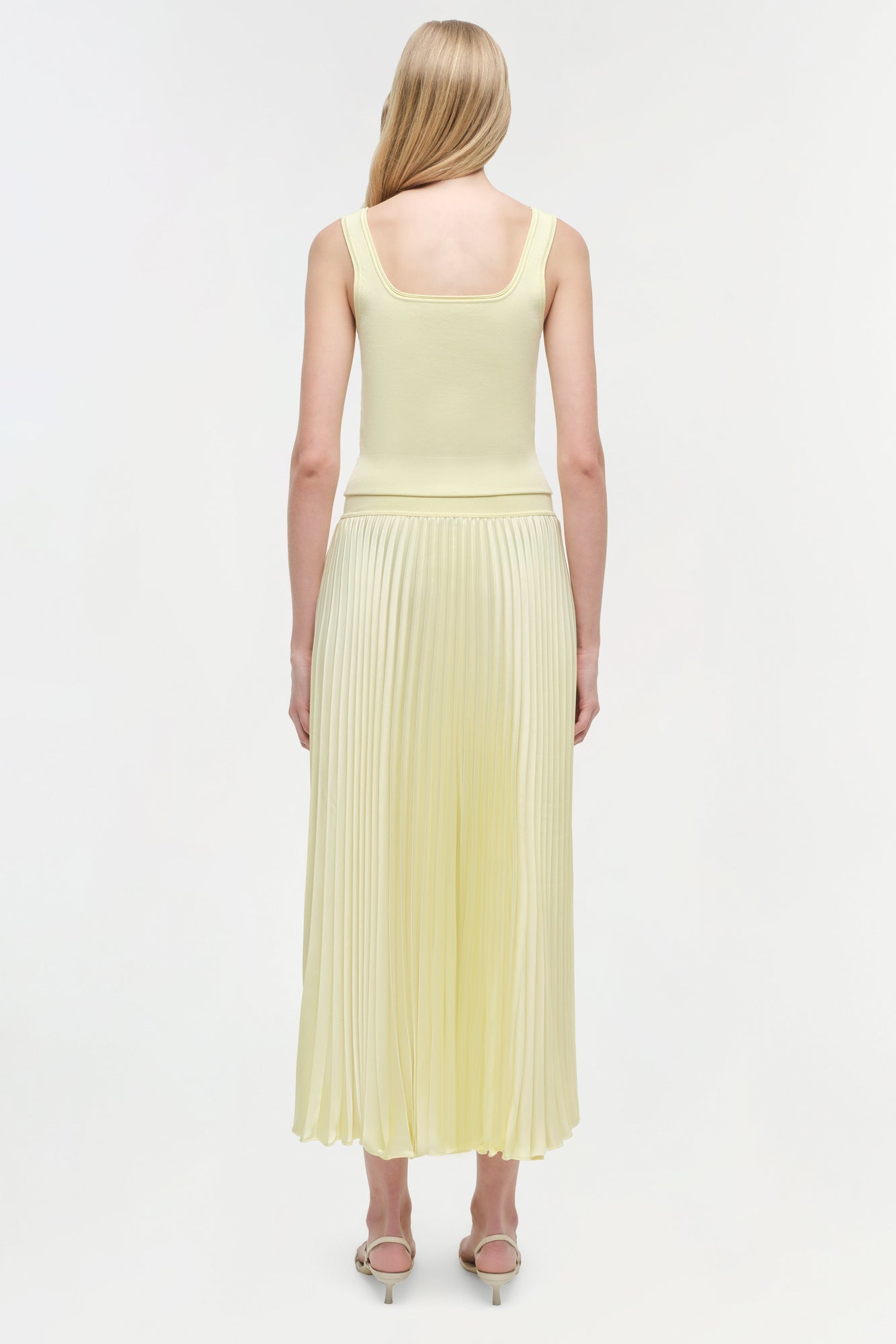 Womens | Ramaina Compact Knit Tank | Sunglow