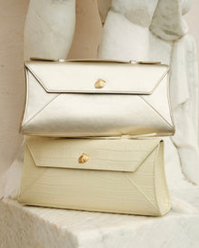 Cassandra Clutch | Gold Brushed