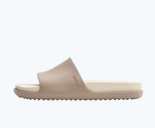 Side view of a Native Shoes Adults Spencer Lx | Flax Tan/ Bone White Footwear