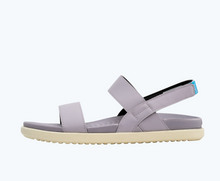 Side view of a Native Shoes Adults Ellis Sugarlite | Dusk Purple/ Bone White Footwear