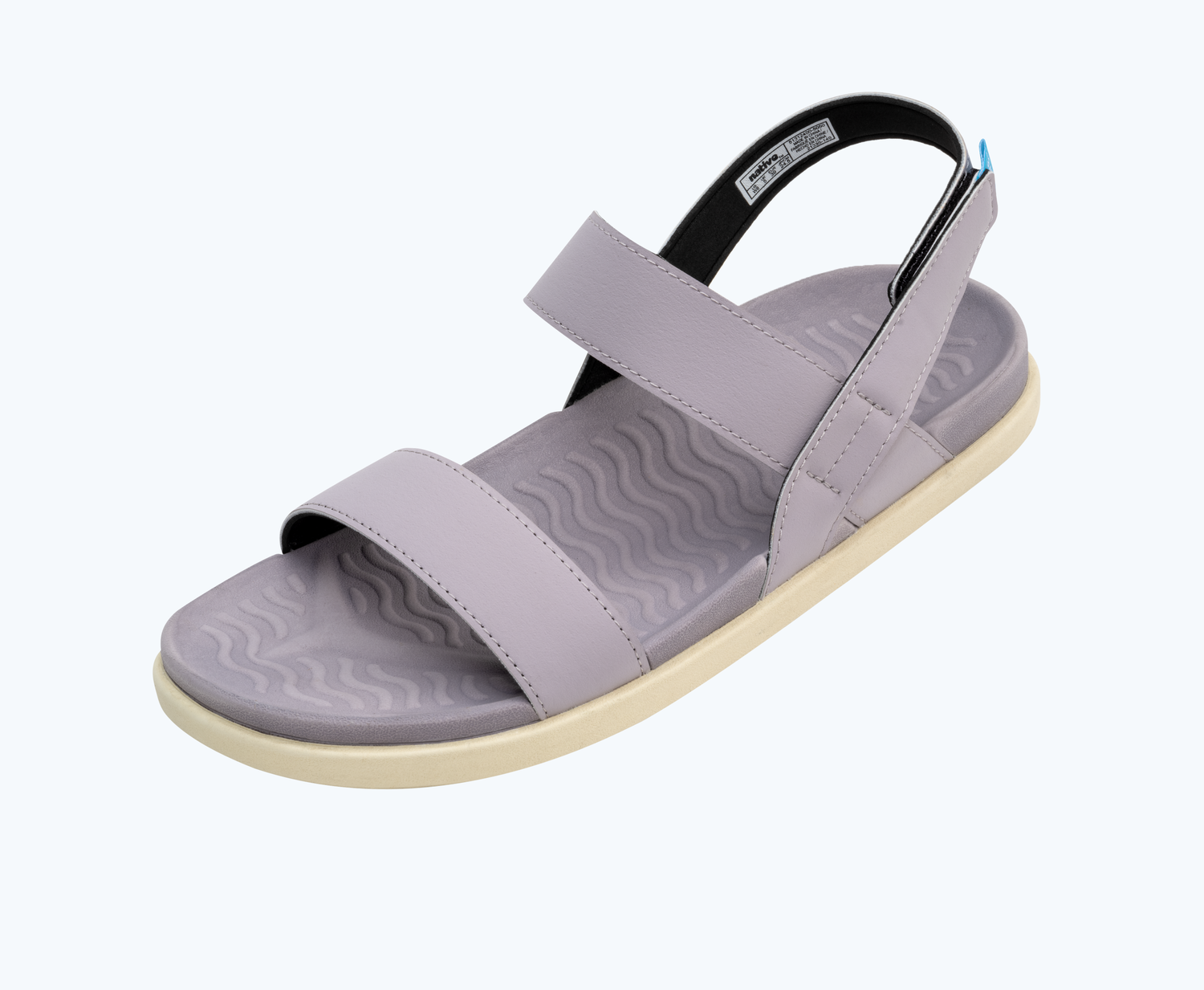 Angled view of a Native Shoes Ellis Sugarlite | Dusk Purple/ Bone White Footwear