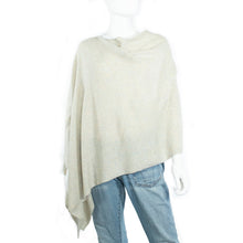 Cowl Neck Poncho | Beige