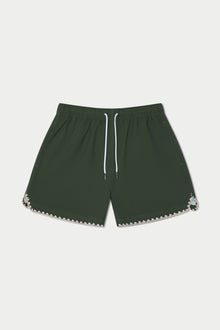 Dark Green Swim Short | Green