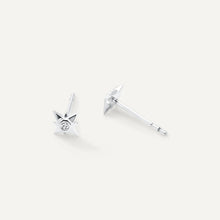Womens | 0.03 CT Round Cut Lab Grown Accent Diamond | Fashion Stud Earrings | Sterling Silver | G-SI