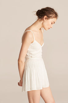 Cotton Voile Short | White