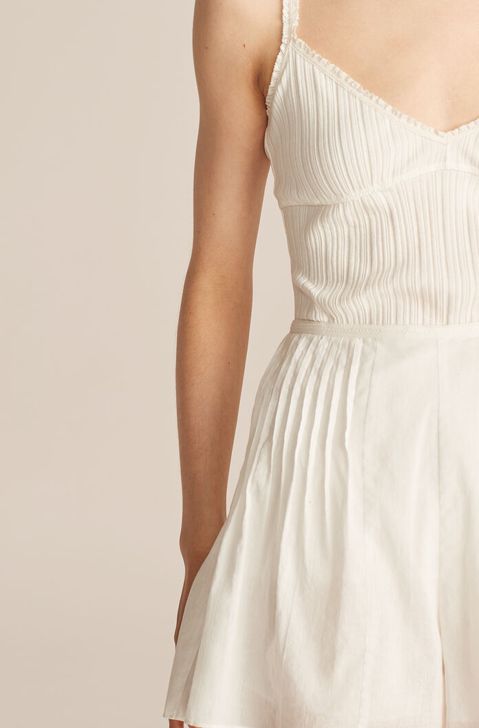 Cotton Voile Short | White