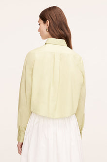 Poplin Long Sleeve Blouse | Matcha
