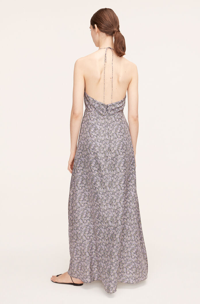Violet Fleur Silk Halter Dress | Violet Fleur Morning Glory Combo