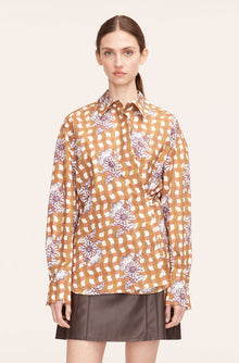 Gingham Daisy Button Down | Gingham Daisey Toffee Combo