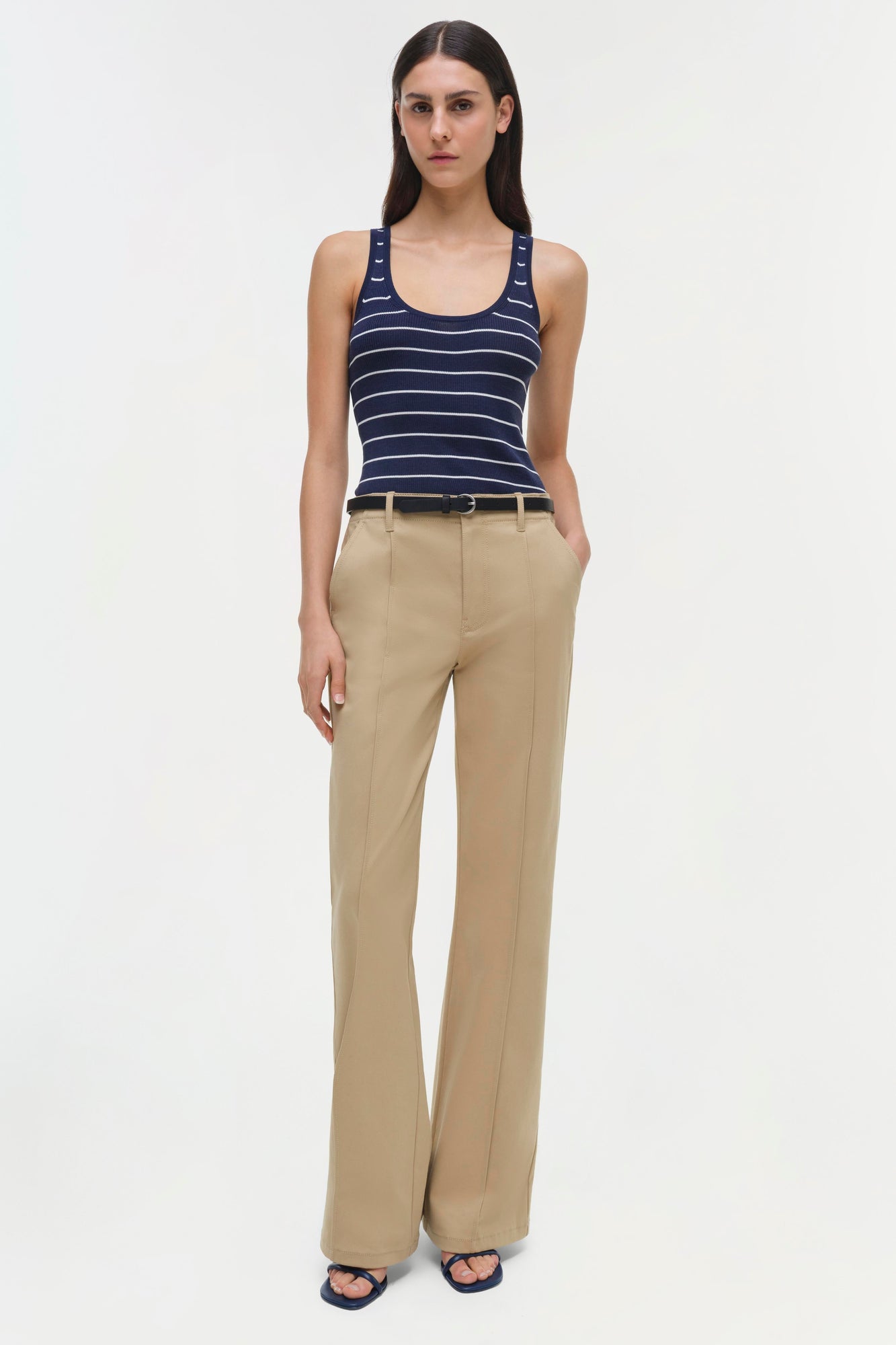 Womens | Kioni Tank | Midnight Stripe