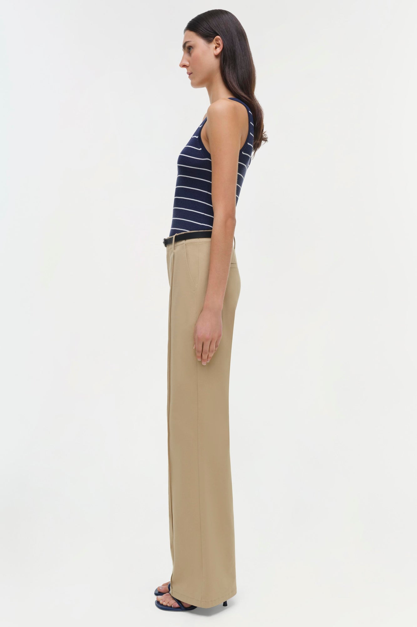 Womens | Kioni Tank | Midnight Stripe