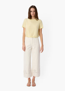 Eugeney Cashmere Top | Custard