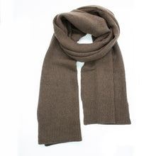 Unisex | Cashmere Scarf | Large | Heather Brown