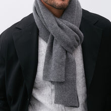 Unisex | Cashmere Scarf | Large | Medium Grey