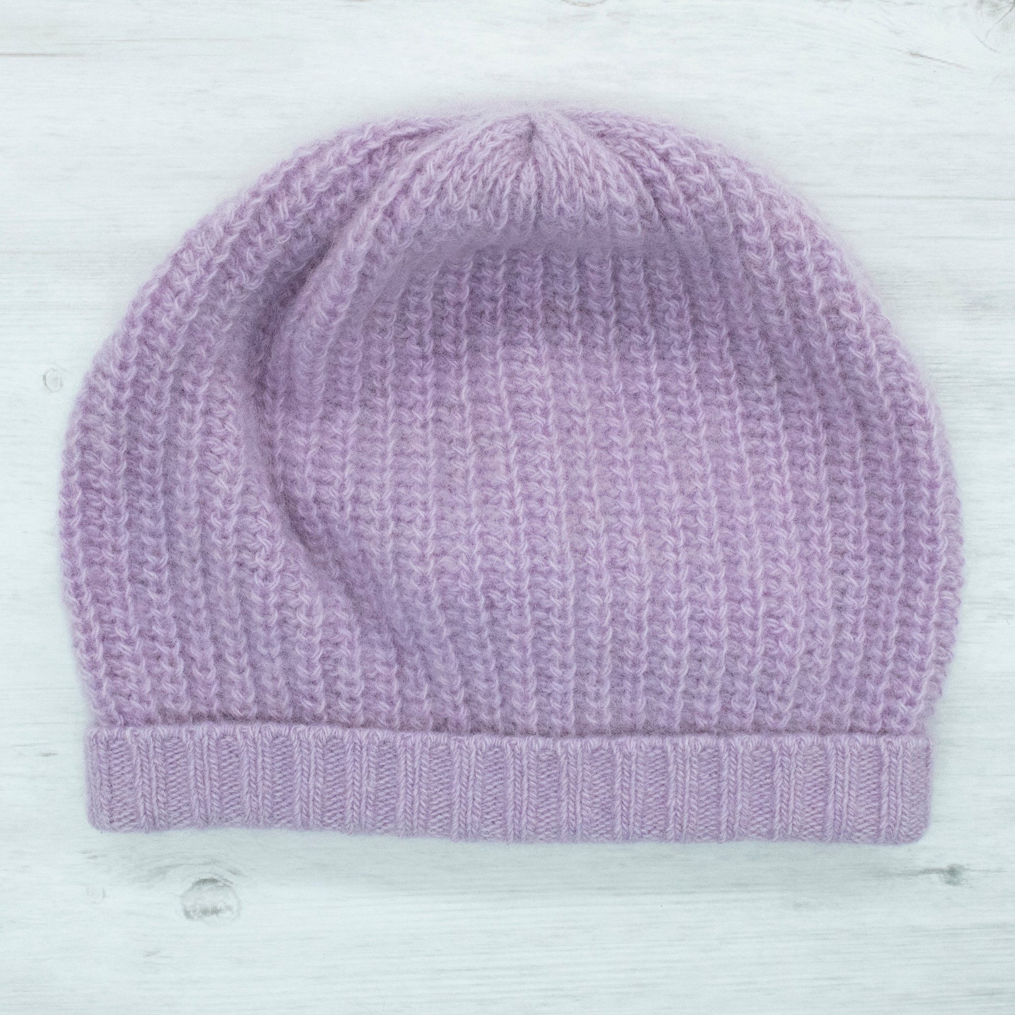 Babies Cashmere Beanie Hat | Lavander